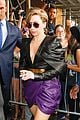 lady gaga visits z100 studios after applause premiere 02