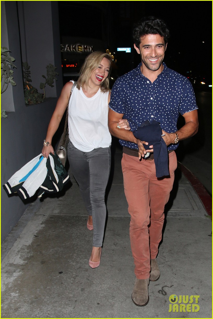 Hilary Duff Hits The Town With Stylist Marcus Francis Get Details