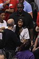 rihanna melissa forde cheer on clippers 02
