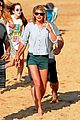 taylor swifts belly button baring beach day new bikini pics 09