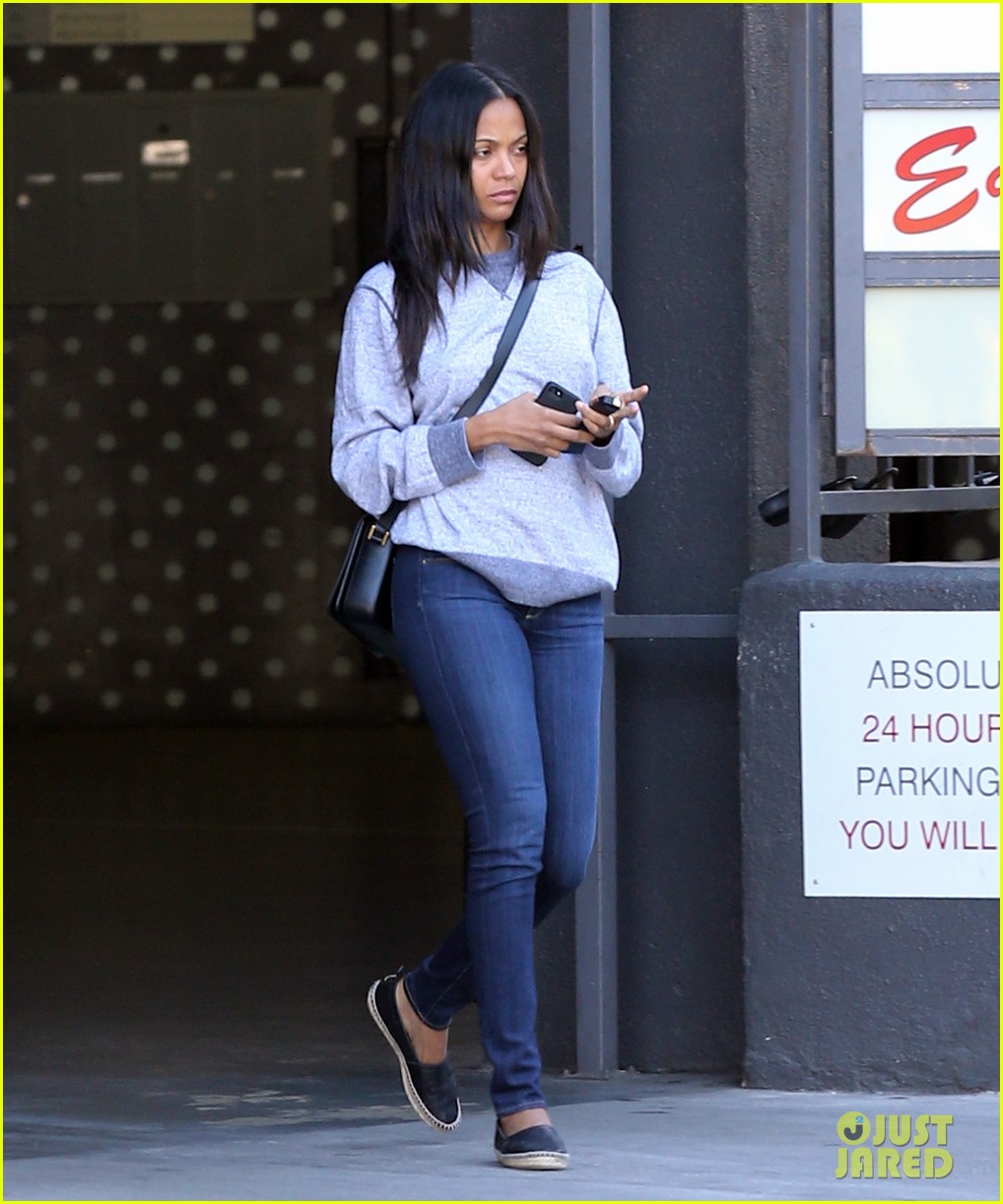 Zoe Saldana in Hollywood 4/26/15 Lipstick Alley