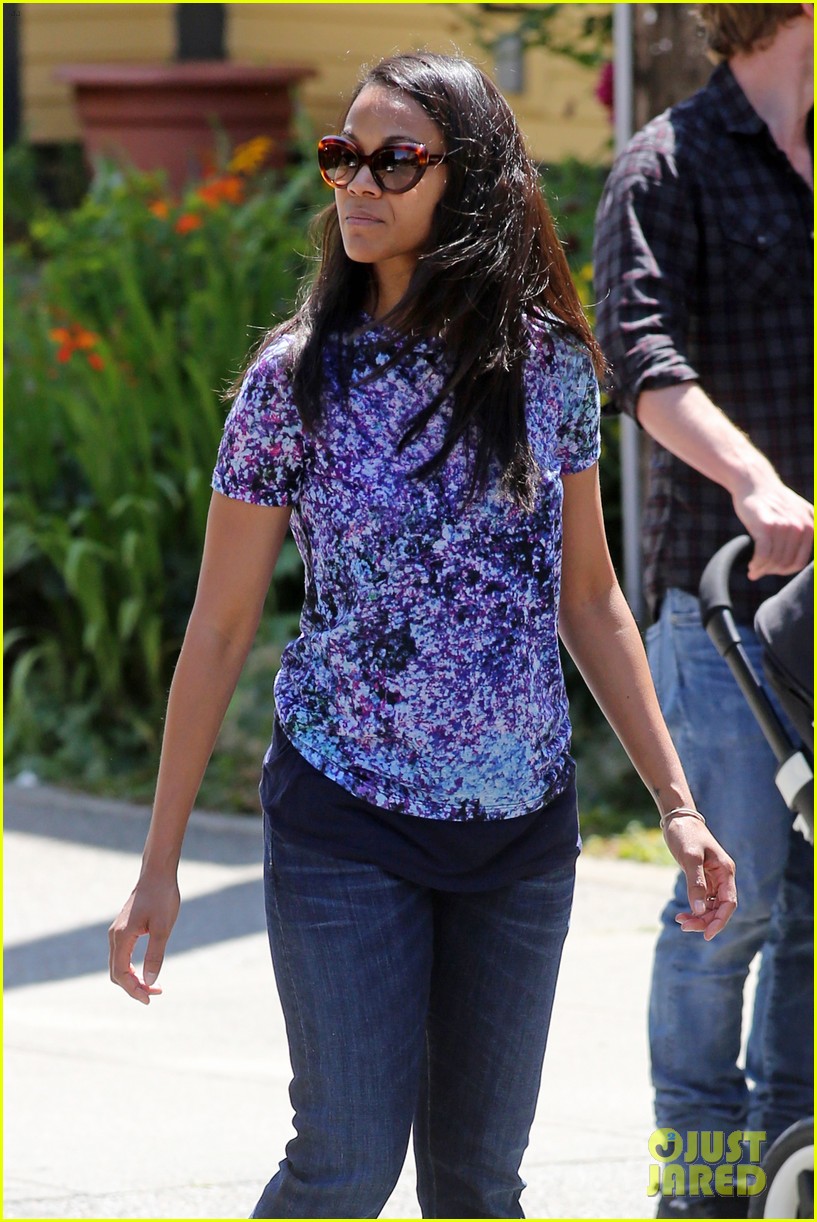 Zoe Saldana and Marco Perego in Vancouver 6/19 Lipstick Alley