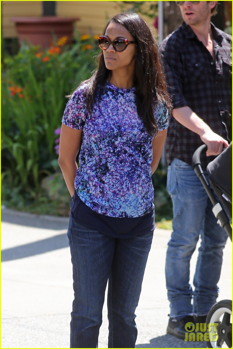 Zoe Saldana and Marco Perego in Vancouver 6/19 Lipstick Alley