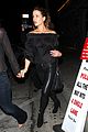 kate beckinsale rocks leathers pants to dinner 05