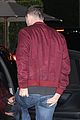 sam smith laughs with friends post dinner 15