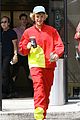 justin bieber red jacket pants 24