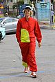 justin bieber red jacket pants 36