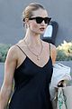 rosie huntington whiteley dons silk dress while grocery shopping 02