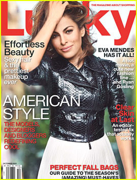 Eva Mendes Covers 'Lucky' October 2013