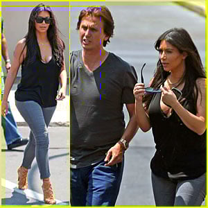 Kim Kardashian & BFF Jonathan Cheban Enjoy the Jersey Shore Together!