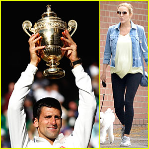 Novak Djokovic Dedicates Wimbledon Win to Fiancee Jelena Ristic & Future Baby!