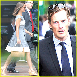 Pippa Middleton & Nico Jackson Watch Novak Djokovic Win at Wimbledon!