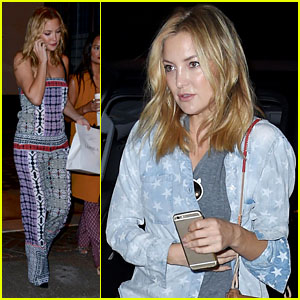 Kate Hudson Steps Out in A Sexy Jumpsuit While Out In NYC