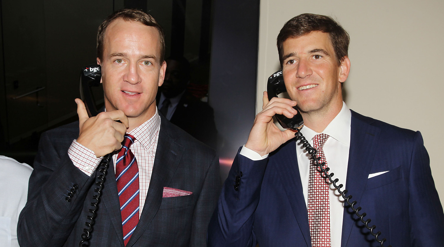 Eli & Peyton Manning Join Other Celebs at 9/11 Charity Day