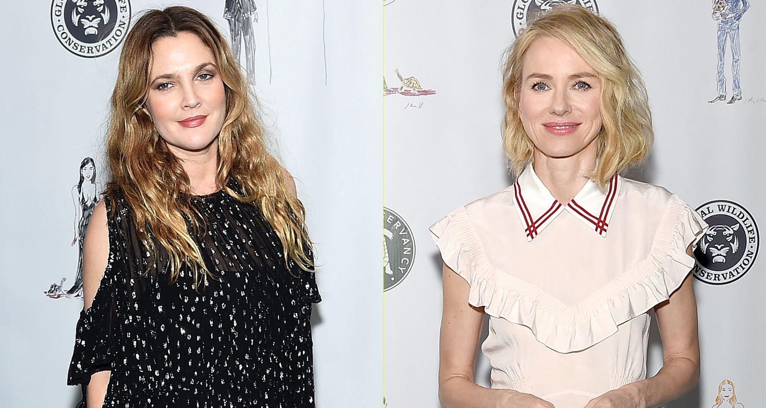 Drew Barrymore & Naomi Watts Step Out to Save the Turtles!