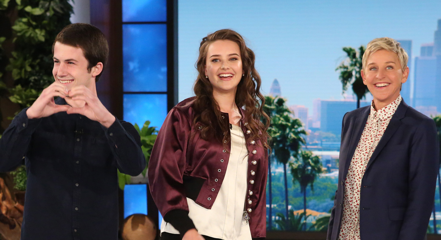 Dylan Minnette & Katherine Langford Discuss the Success of '13 Reasons Why' with Ellen DeGeneres!