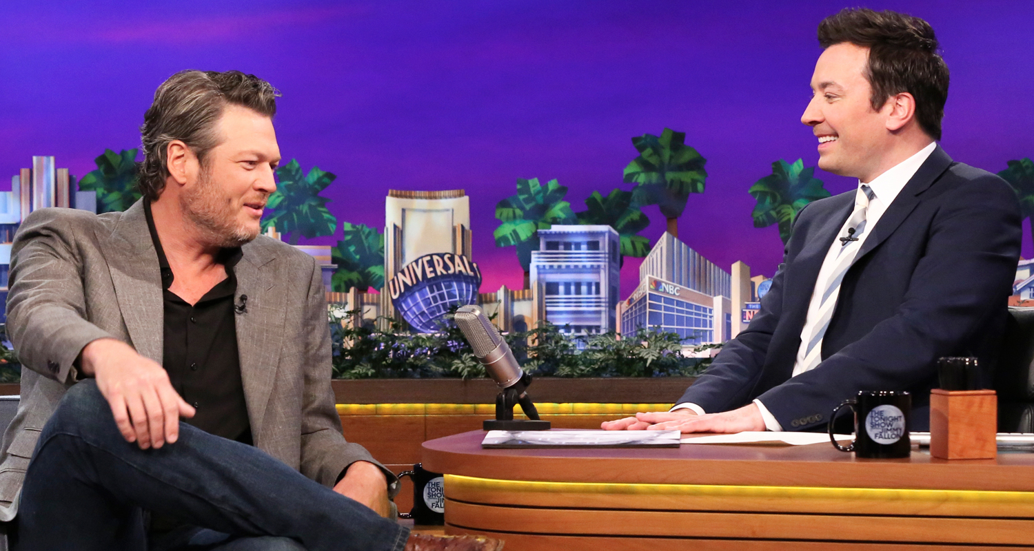 Jimmy Fallon Turns A Blake Shelton Song Into A Gwen Stefani Parody - Watch Here!