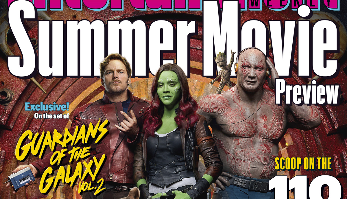 'Guardians of the Galaxy Vol. 2' Takes EW's Summer Movie Preview Cover!