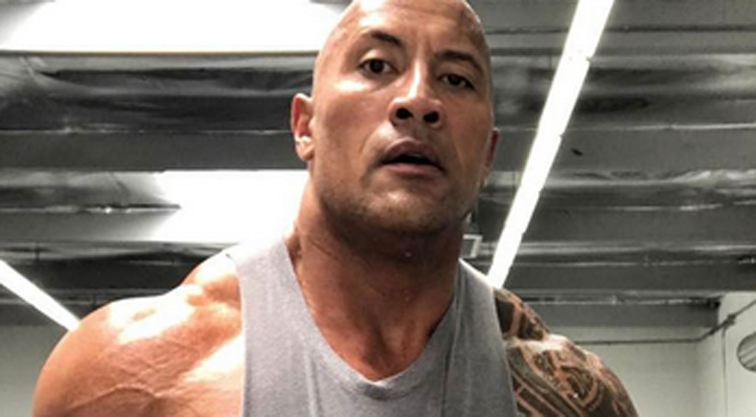 Dwayne Johnson Shows Off Killer Biceps Before Dressing Up as Pikachu (Video)