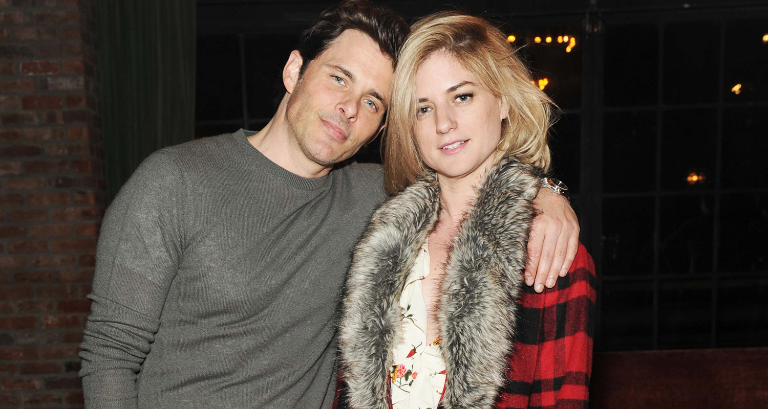 James Marsden Supports His Stylist Ilaria Urbinati At Eddie Bauer Limited Edition Womenswear Launch!