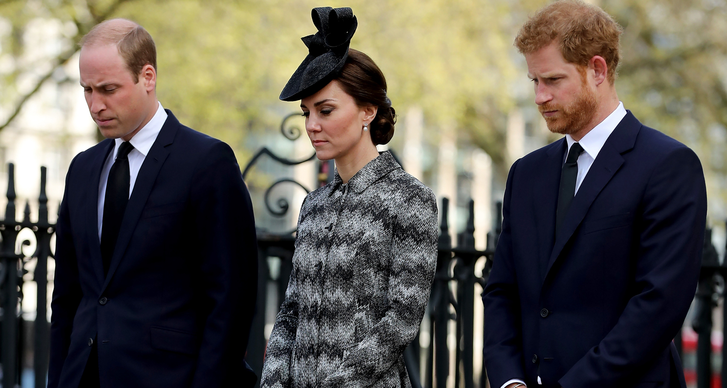 Kate Middleton, Prince William & Prince Harry Honor Victims Of London Tragedy
