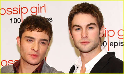 Gossip Girl Guys Engage in Well-Dressed Three-way for Out 