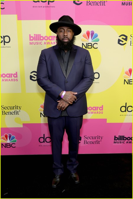 Trae the Truth on the Billboard Music Awards 2021 red carpet