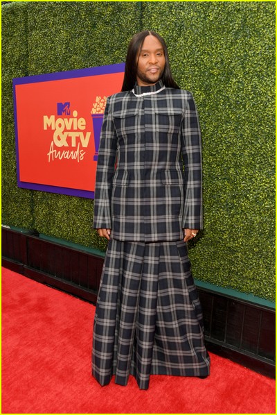 Law Roach on red carpet at the MTV Movie and TV Awards Unscripted