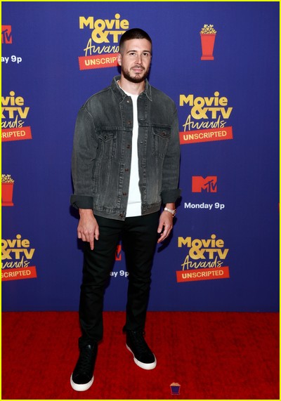 Vinny Guadagnino on red carpet at the MTV Movie and TV Awards Unscripted
