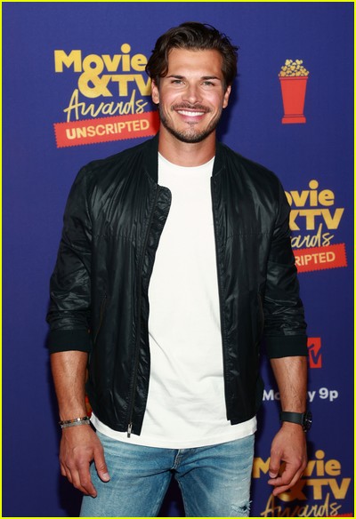 Gleb Savchenko on red carpet at the MTV Movie and TV Awards Unscripted